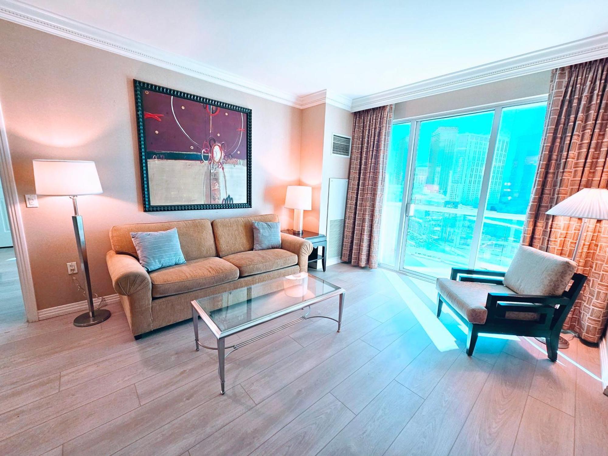 Strip & Sphere View - Separate Living Room - 2 Full Bath - Full Kitchen - Balcony - 900 Sqft - Mgm Signature Las Vegas Extérieur photo
